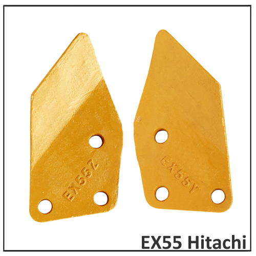 El cucharón de la excavadora Hitachi parte el cortador lateral para EX55